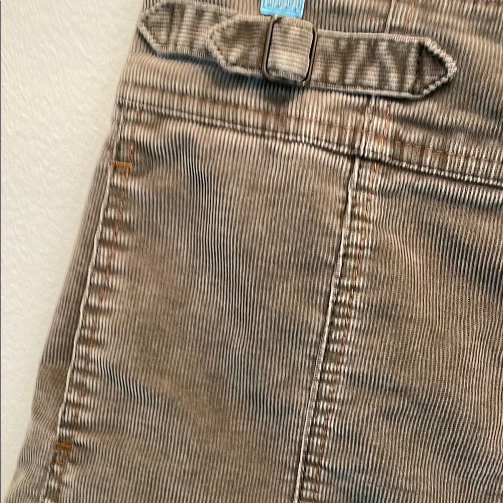 Vintage GAP Brown Corduroy Snap Front Mini Skirt Size 4 - Picture 5 of 7